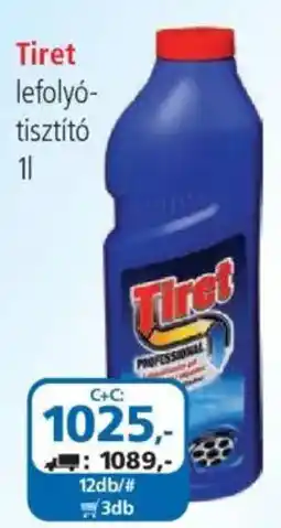 ÁRKLUB Tiret lefolyó-tisztító ajánlat
