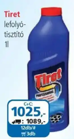 ÁRKLUB Tiret lefolyó-tisztító ajánlat