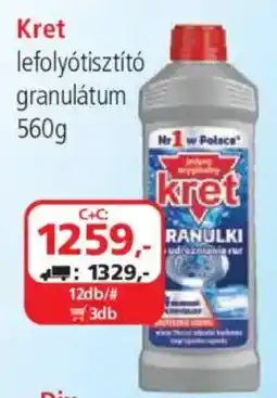 ÁRKLUB Kret lefolyótisztító granulátum ajánlat