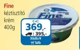 ÁRKLUB Fine kéztisztító krém ajánlat