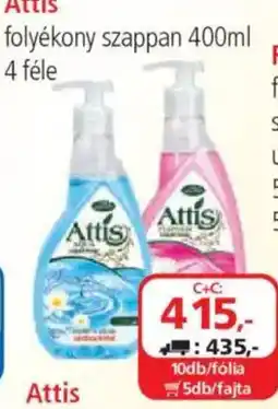 ÁRKLUB Attis folyékony szappan ajánlat