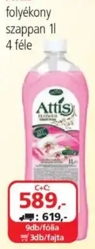 ÁRKLUB Attis folyékony szappan ajánlat