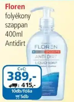 ÁRKLUB Floren folyékony szappan Antidirt ajánlat