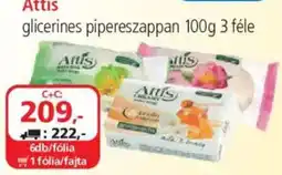 ÁRKLUB Attis glicerines pipereszappan ajánlat
