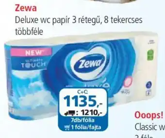 ÁRKLUB Zewa Deluxe wc papír ajánlat