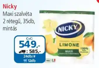 ÁRKLUB Nicky Maxi szalvéta ajánlat