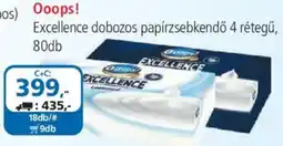 ÁRKLUB Ooops! Excellence dobozos papírzsebkendő ajánlat
