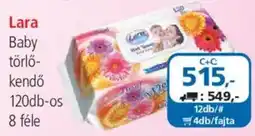 ÁRKLUB Lara Baby törlőkendő ajánlat