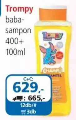ÁRKLUB Trompy baba-sampon ajánlat