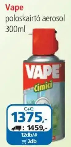 ÁRKLUB Vape poloskairtó aerosol ajánlat