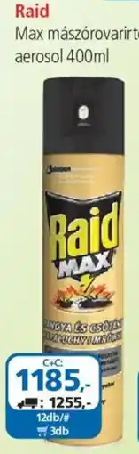 ÁRKLUB Raid Max mászórovarirtó ajánlat