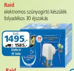 ÁRKLUB Raid elektromos szúnyogirtó készülék ajánlat