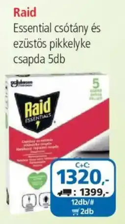 ÁRKLUB Raid Essential csótány és ezüstös pikkelyke csapda ajánlat