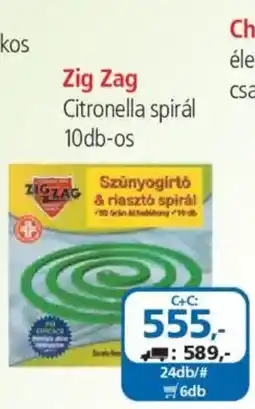 ÁRKLUB Zig Zag Citronella spirál ajánlat