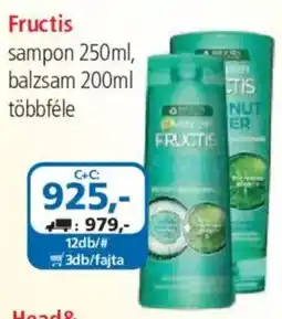 ÁRKLUB Fructis sampon, balzsam ajánlat