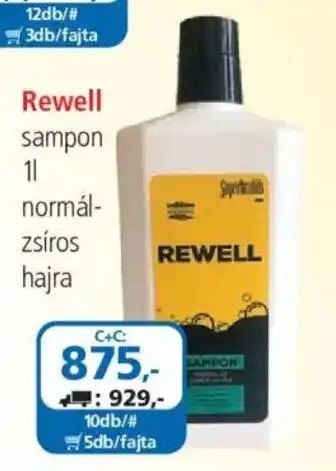 ÁRKLUB Rewell sampon ajánlat