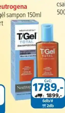 ÁRKLUB Neutrogena T/Gel Total sampon ajánlat