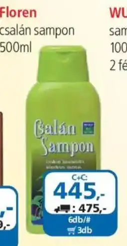 ÁRKLUB Floren csalán sampon ajánlat