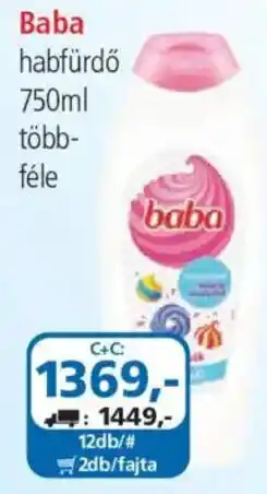 ÁRKLUB Baba habfürdő ajánlat