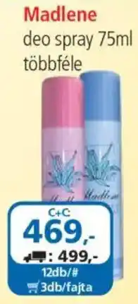 ÁRKLUB Madlene deo spray ajánlat