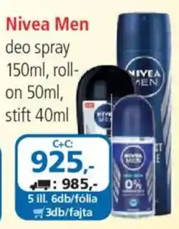ÁRKLUB Nivea Men deo ajánlat