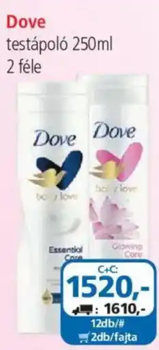 ÁRKLUB Dove testápoló ajánlat