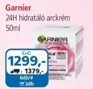 ÁRKLUB Garnier 24H hidratáló arckrém ajánlat