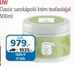 ÁRKLUB Classic sarokápoló krém teafaolajjal ajánlat