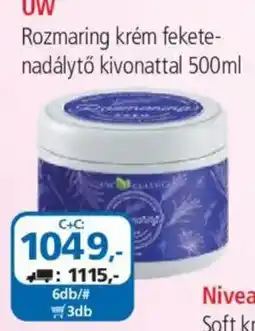 ÁRKLUB Rozmaring krém fekete-nadálytő kivonattal ajánlat