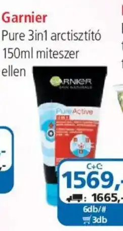 ÁRKLUB Garnier Pure 3in1 arctisztító ajánlat