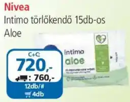 ÁRKLUB Nivea Intimo törlőkendő ajánlat