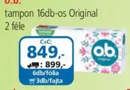 ÁRKLUB O.B. Tampon Original ajánlat