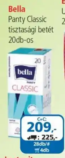 ÁRKLUB Bella Panty Classic tisztasági betét ajánlat