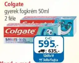 ÁRKLUB Colgate gyerek fogkrém ajánlat