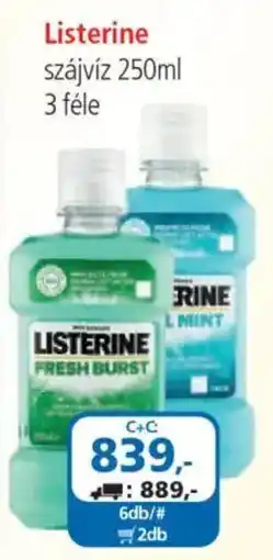 ÁRKLUB Listerine szájvíz ajánlat