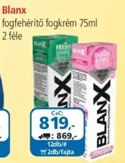 ÁRKLUB Blanx fogfehérítő fogkrém ajánlat