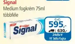 ÁRKLUB Signal Medium fogkrém ajánlat