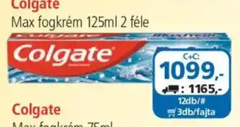ÁRKLUB Colgate Max fogkrém ajánlat