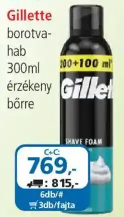 ÁRKLUB Gillette borotvahab ajánlat