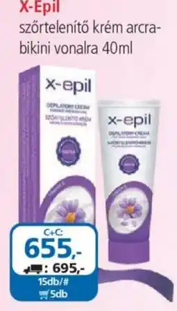 ÁRKLUB X-Epil szőrtelenítő krém ajánlat