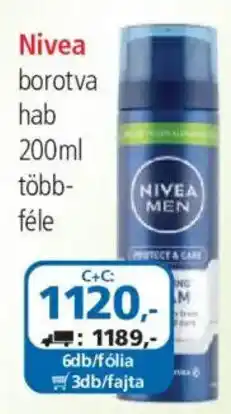 ÁRKLUB Nivea borotva hab ajánlat