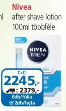 ÁRKLUB Nivea after shave lotion ajánlat