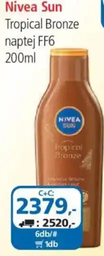 ÁRKLUB Nivea Sun Tropical Bronze naptej FF6 ajánlat