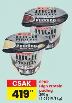 Interspar SPAR High Protein puding ajánlat