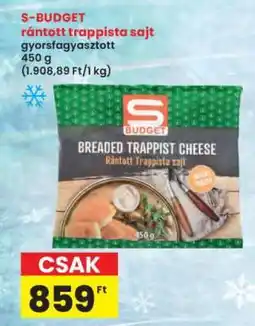 Interspar S-BUDGET rántott trappista sajt ajánlat
