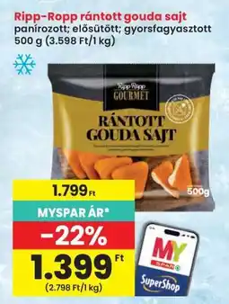 Interspar Ripp-Ropp Rántott Gouda Sajt ajánlat