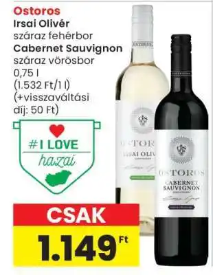 Ostoros Irsai Olivér / Cabernet Sauvignon