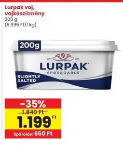 Spar Market Lurpak vaj, vajkészítmény ajánlat