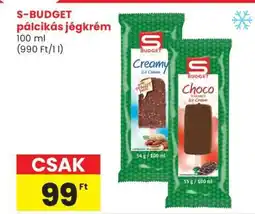 Spar Market S-BUDGET pálcikás jégkrém ajánlat