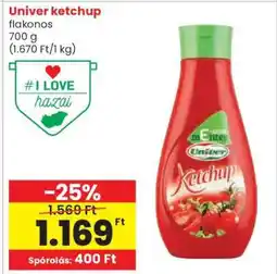 Spar UNIVER Ketchup ajánlat